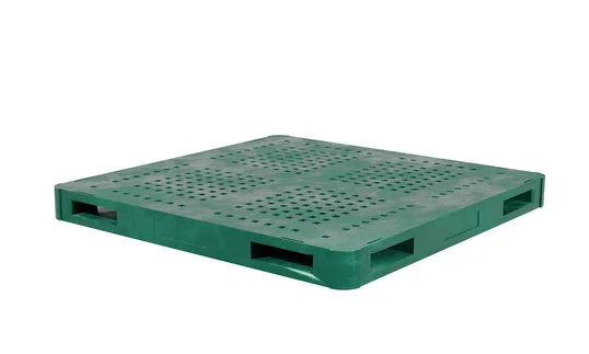 Lödige Inhouse Pallet – durable plastic pallet for consignment systems, X-ray compatible and barcode enabled for secure air cargo handling.