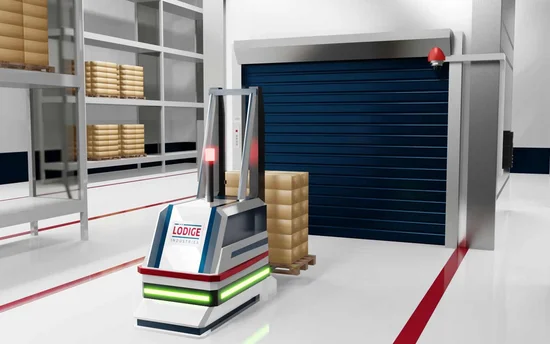 Automated Guided Vehicle (AGV) from Lödige Industries.